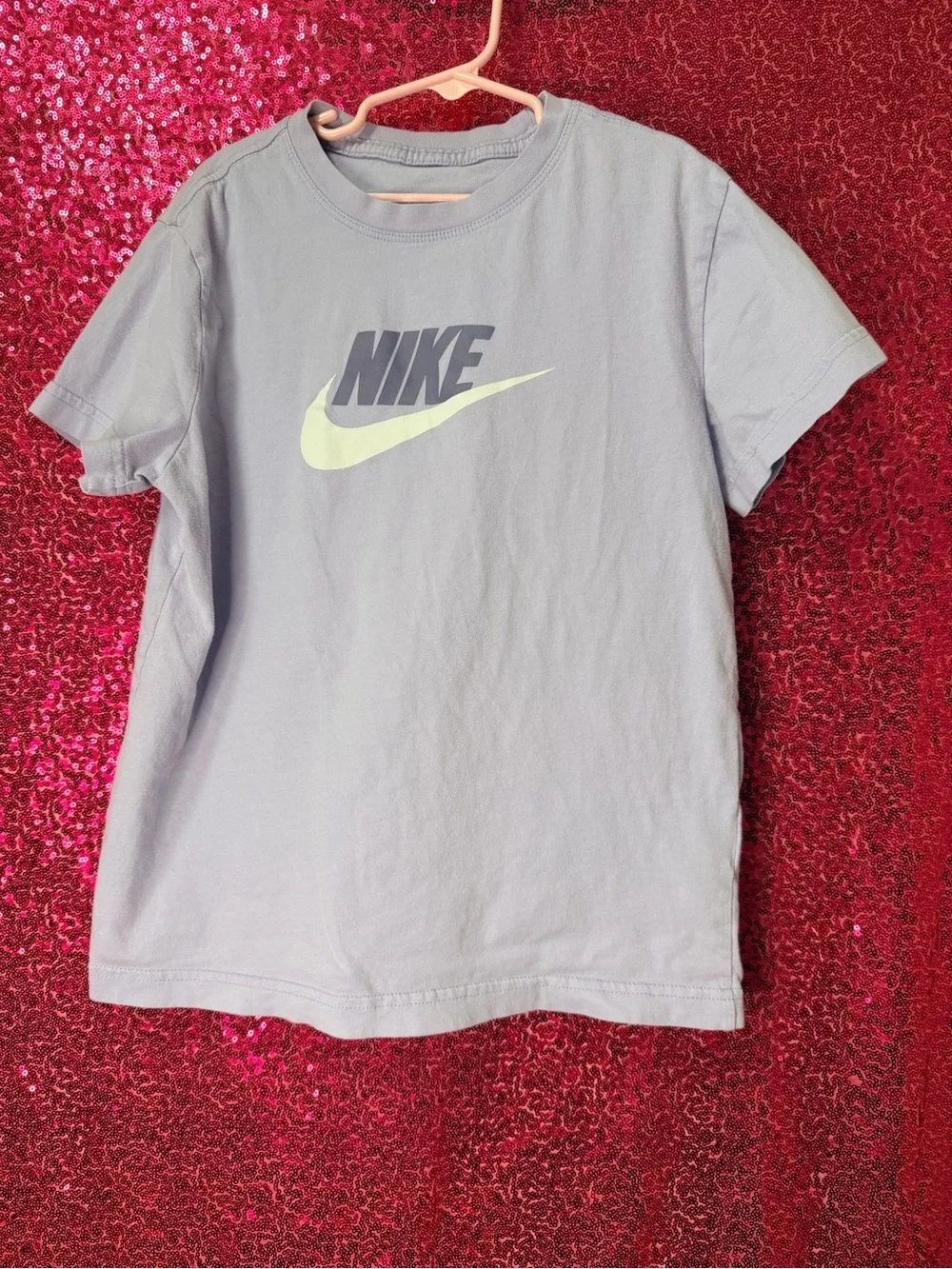 Nike Kids Pale Blue Tee with Light Logo
